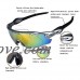 TOPTOJOKLJGDGHJH Men's Polarized Sport Sunglasses UV400 Protective Bike Glasses with 5 interchangeable lenses for cycling  baseball  fishing  ski runs  golf - B07CRZ5RTL
